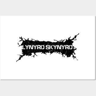 Black Distressed - Lynyrd Skynyrd Posters and Art